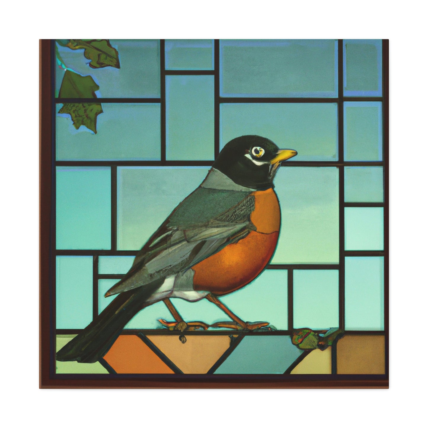 "A Robins Art Deco" - Canvas