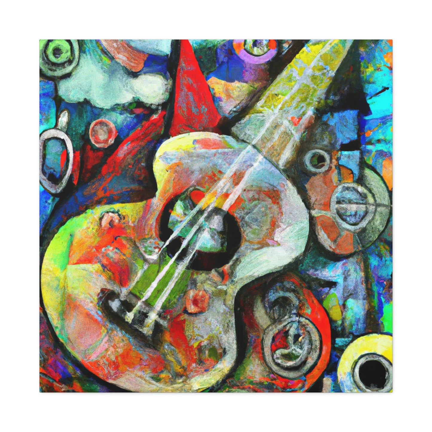 Ukelele in Dreamscape - Canvas