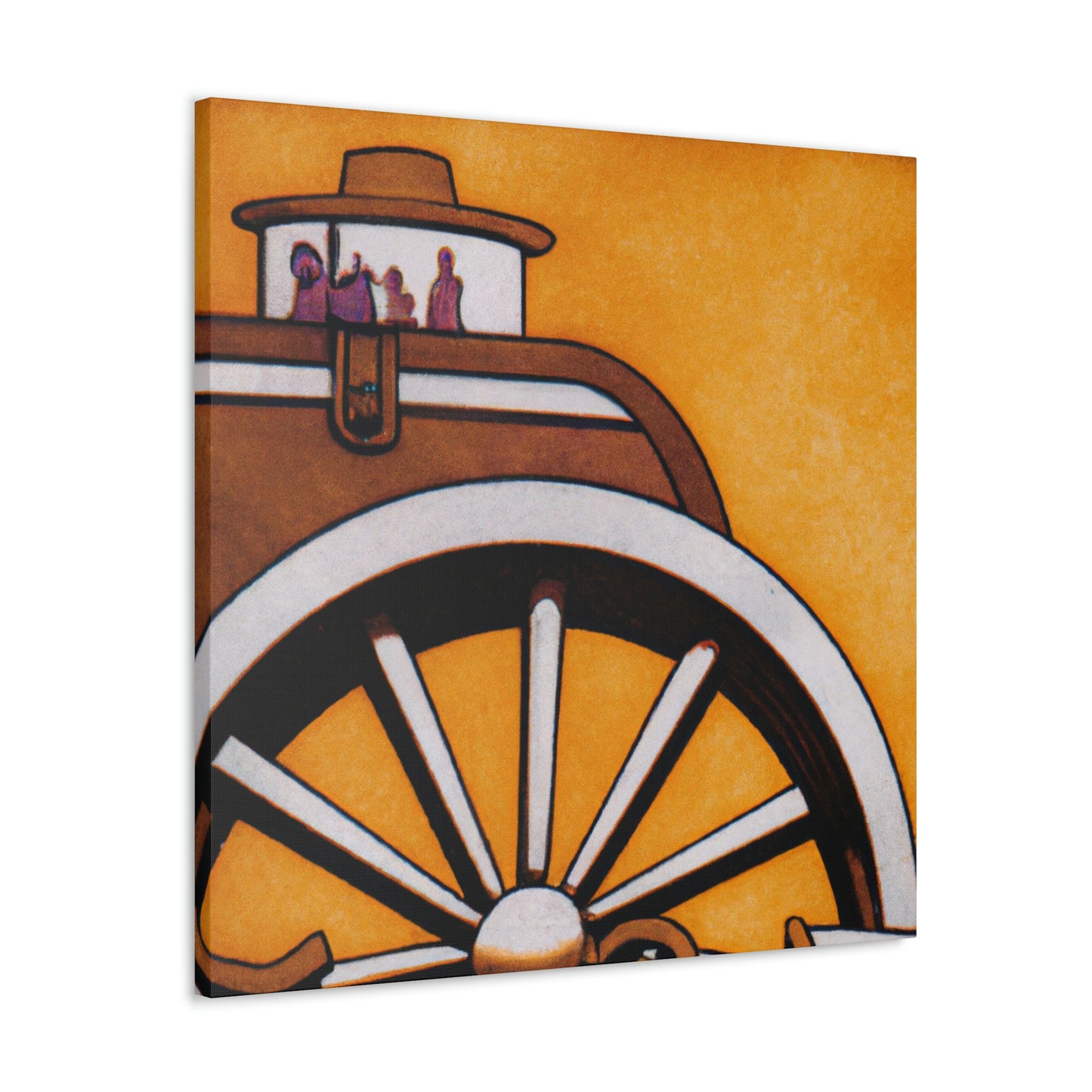 "Wagon Journey Homeward" - Canvas