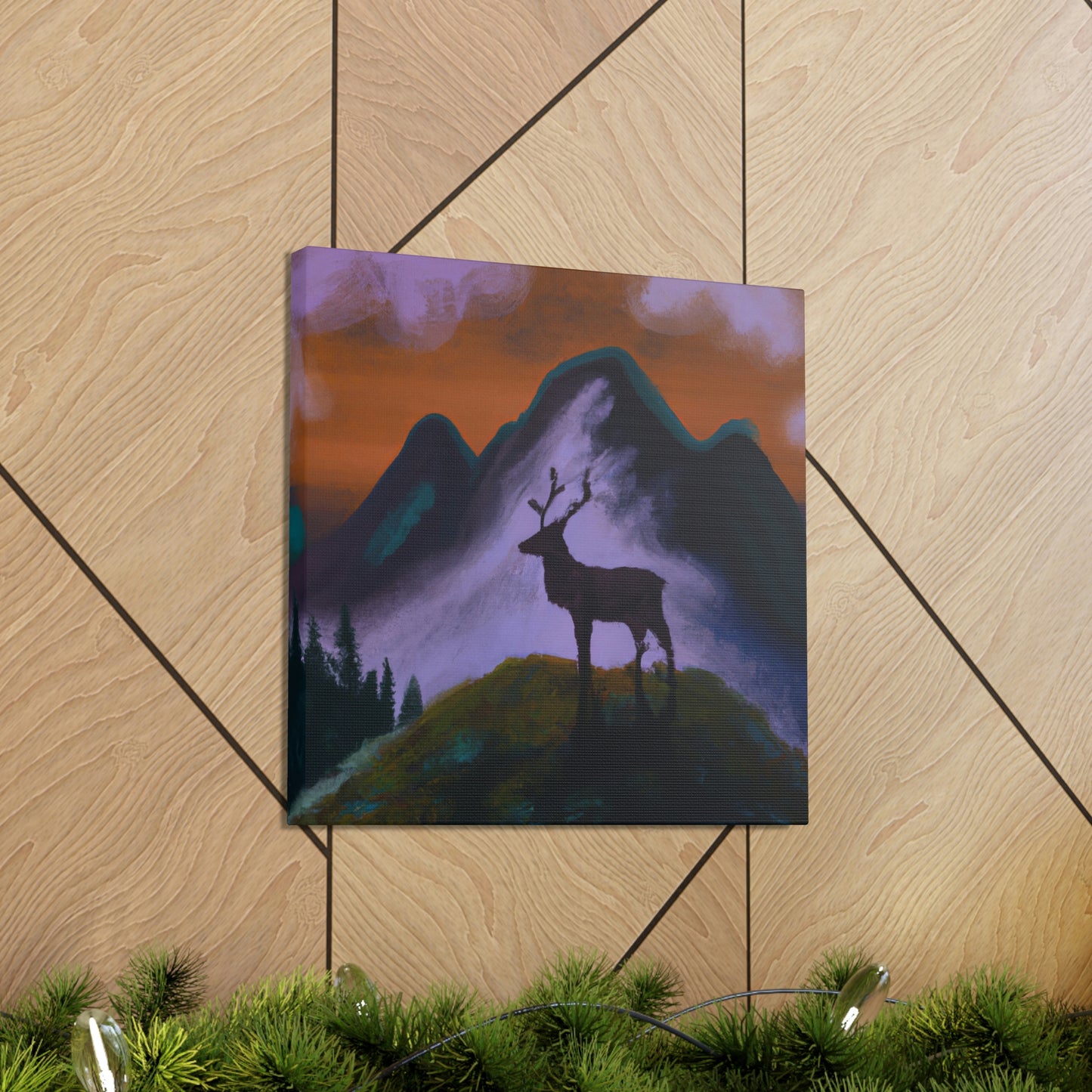 Deer in Expressionism - Canvas