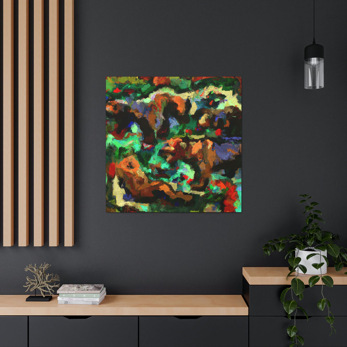 Grizzly Bears Abstraction - Canvas