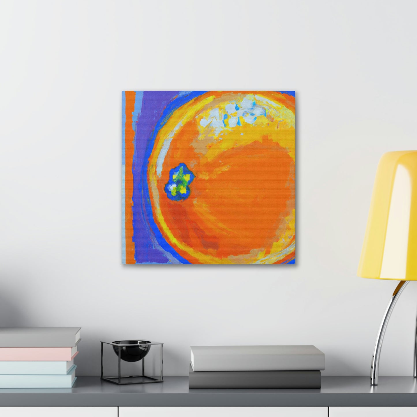 "Orange Abstract Brilliance" - Canvas