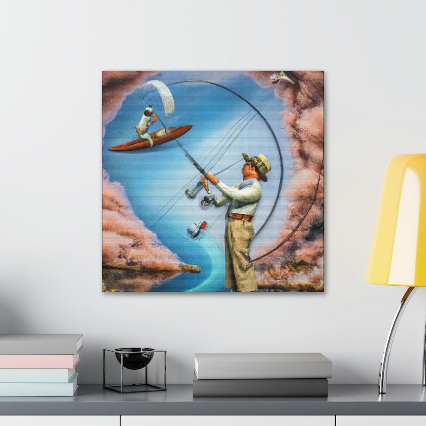 "Fly Fishing Fantasy Dream" - Canvas