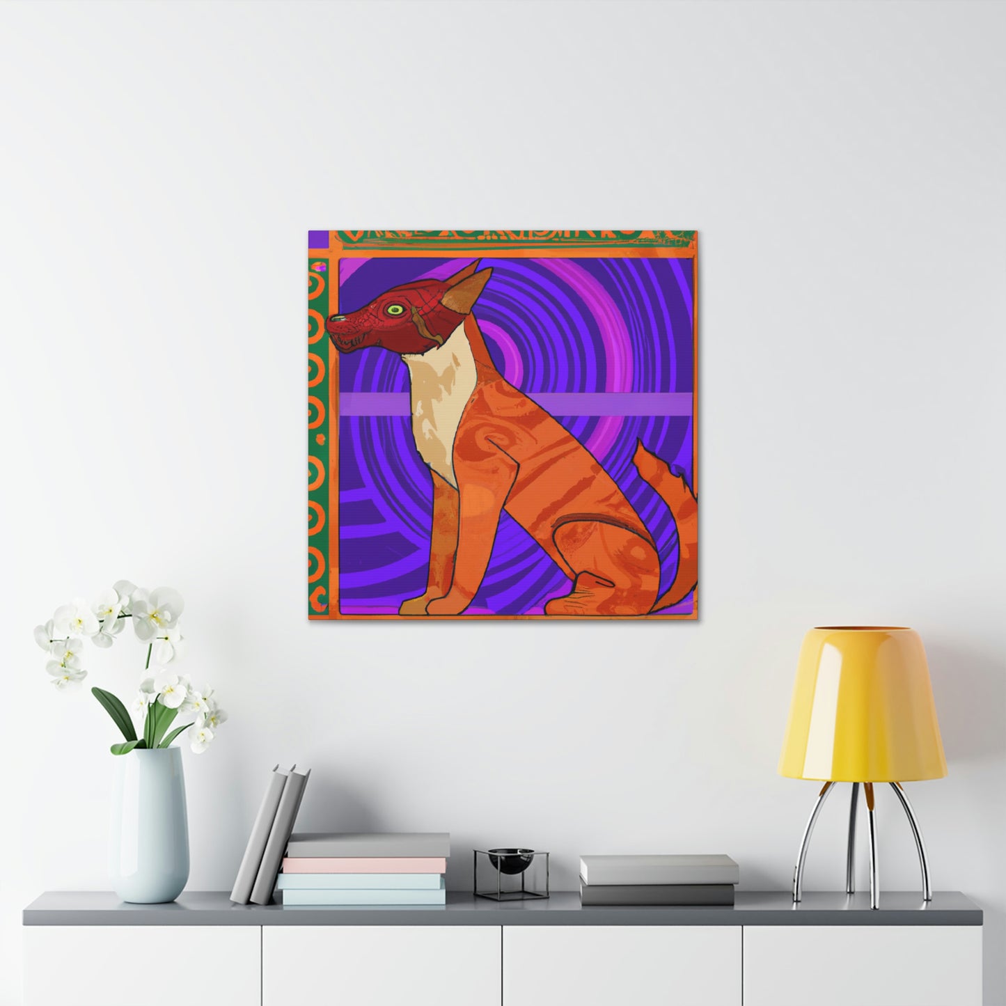 "Dhole's Jazz Symphony" - Canvas