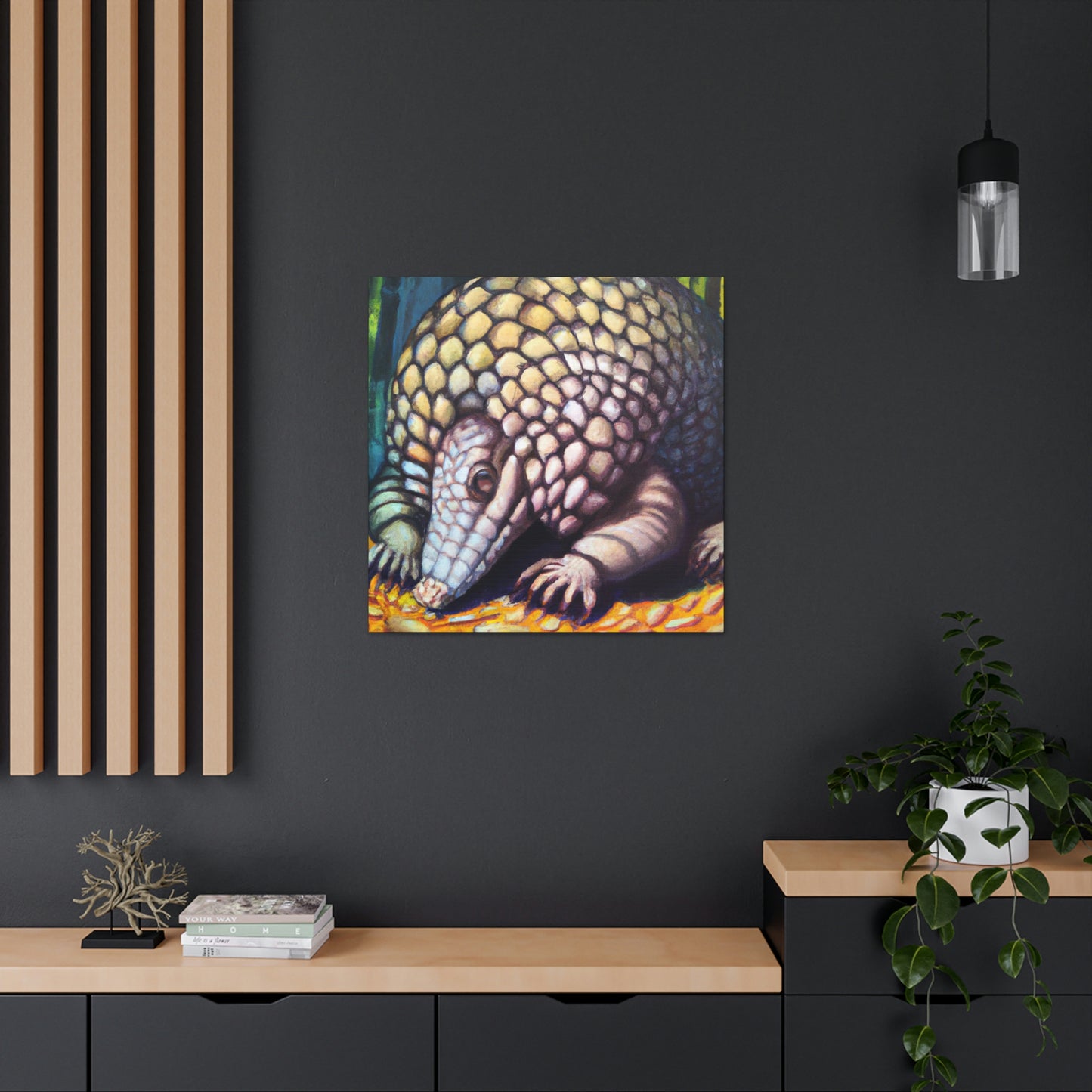 Indian Pangolin Artwork - Canvas