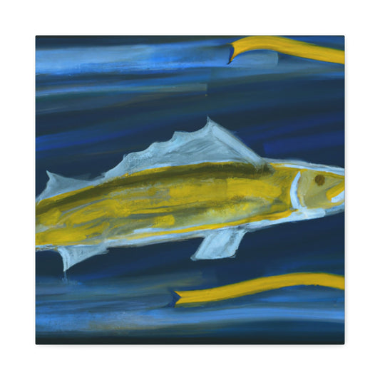 "Walleye in Monochrome" - Canvas