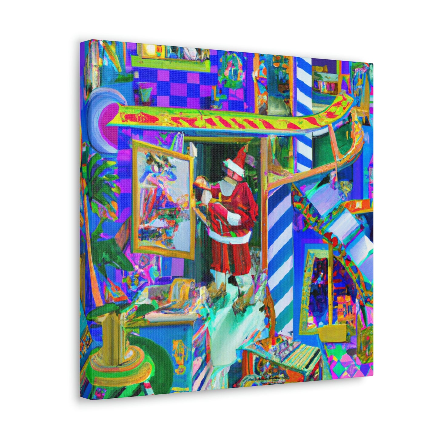 Santa's Magical Workshop - Canvas