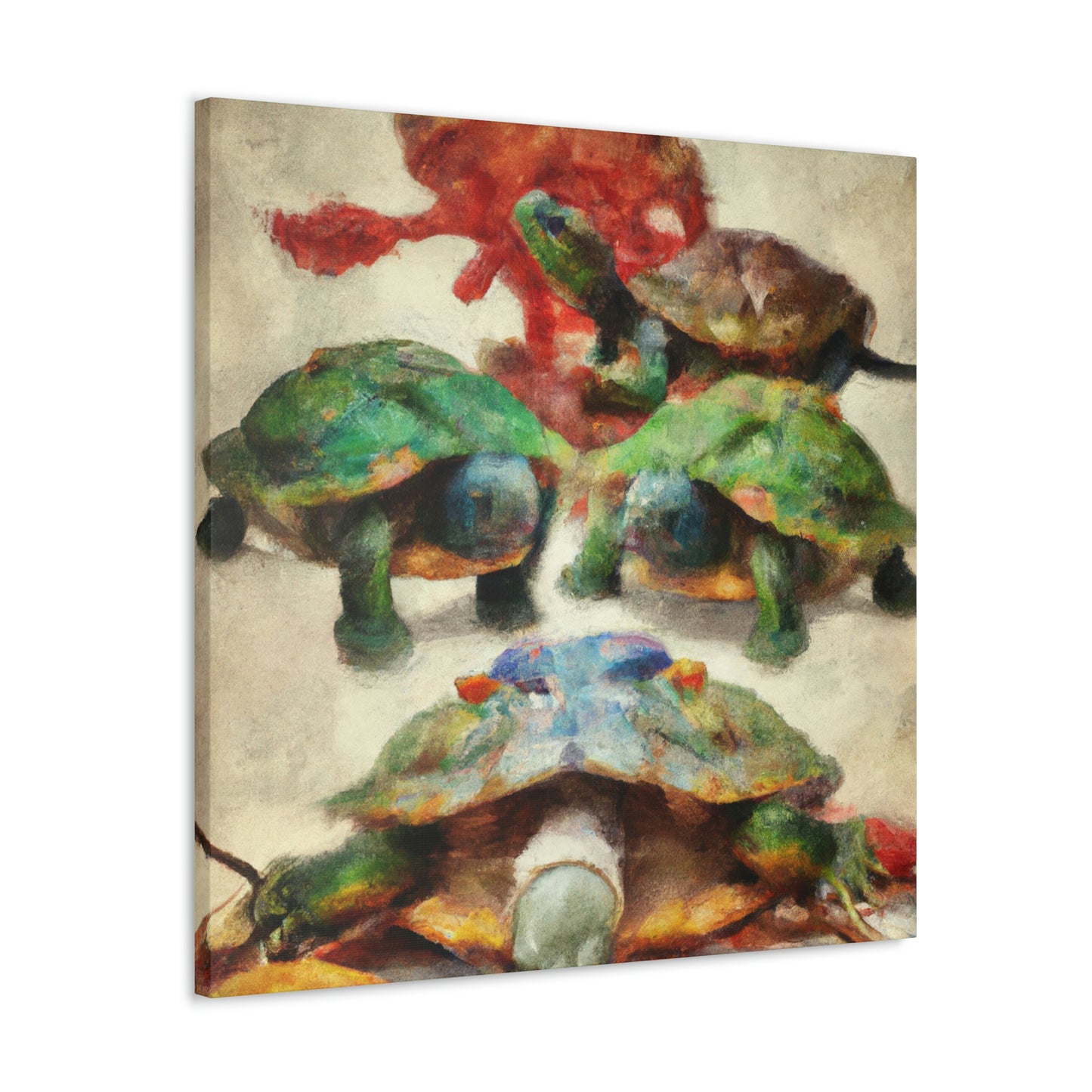 "Turtle on a Quest" - Canvas