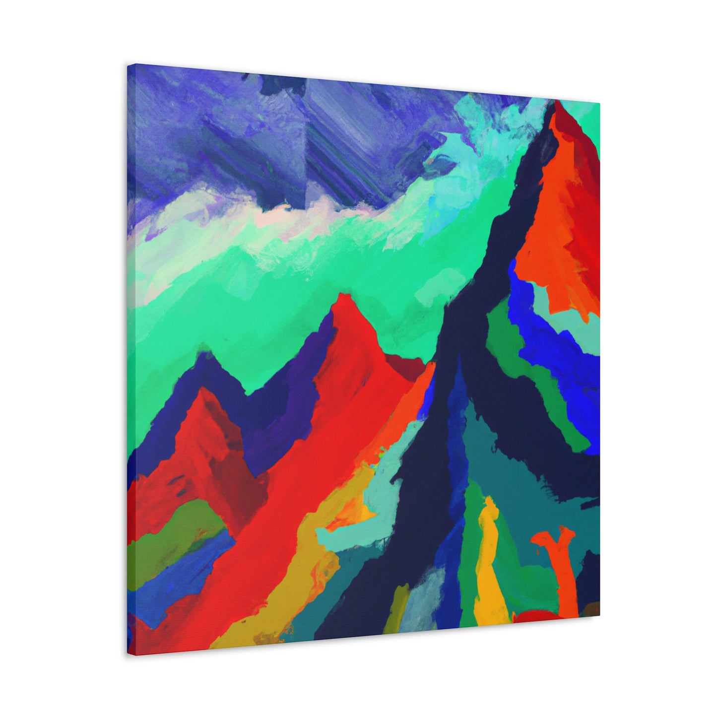 Mountain Majesty Abstract - Canvas