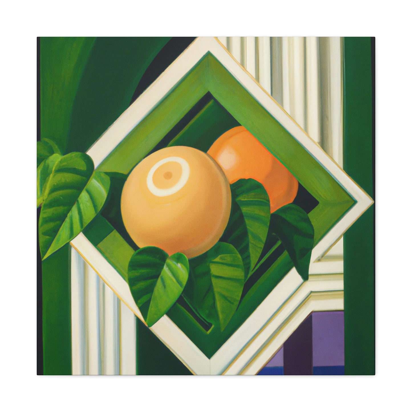 Luscious Art Deco Fruit - Canvas