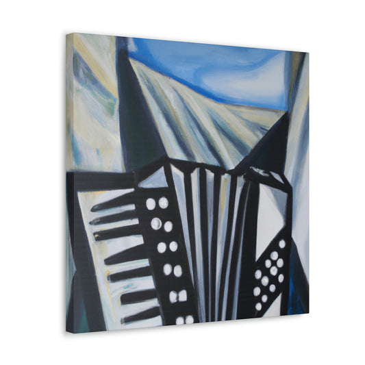 Accordion in Expressionism - Canvas