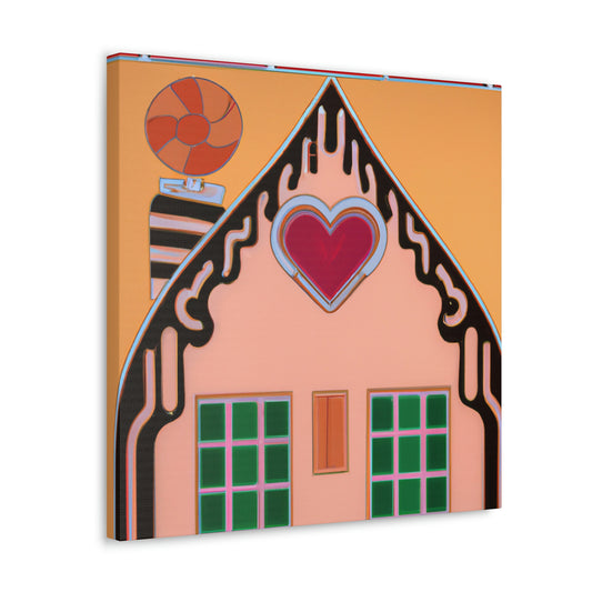 "Gingerbread Deco Dream" - Canvas