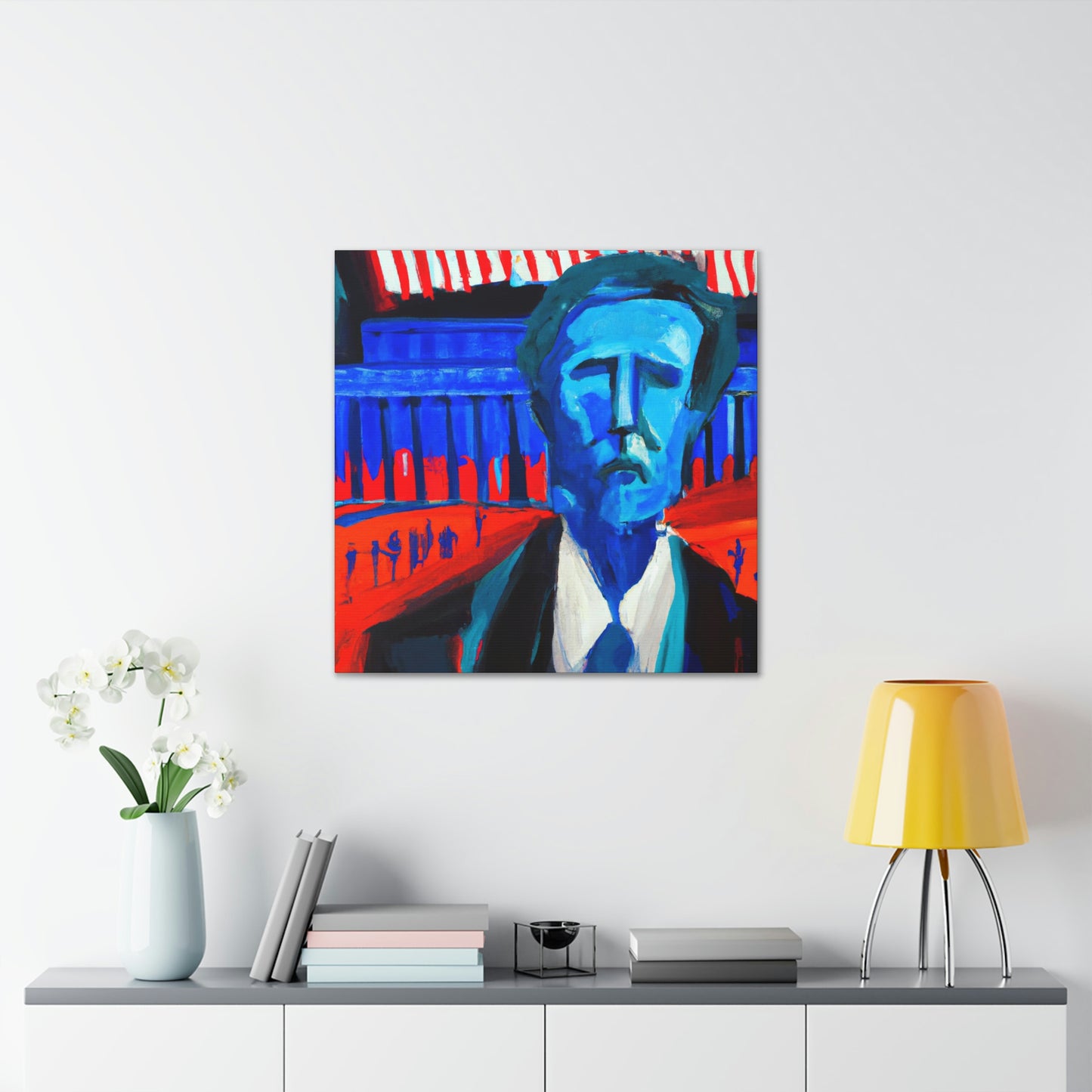 Lincoln in Surreality - Canvas