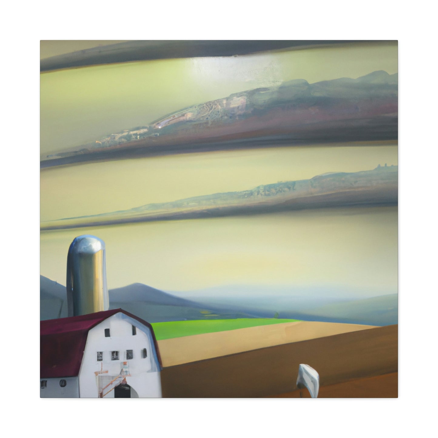 "Farming the Surreal Dream" - Canvas