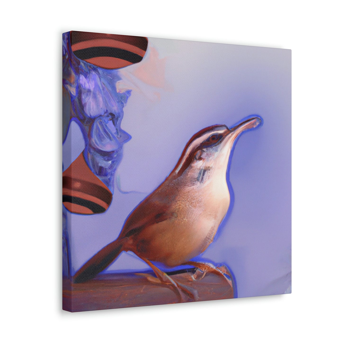 Carolina Wren Reflection - Canvas