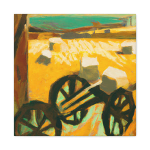 "Hay Wagon's Art Deco". - Canvas