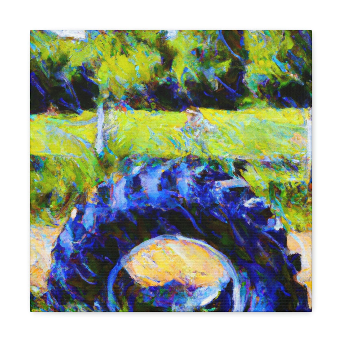 Tire in Impressionism - Canvas