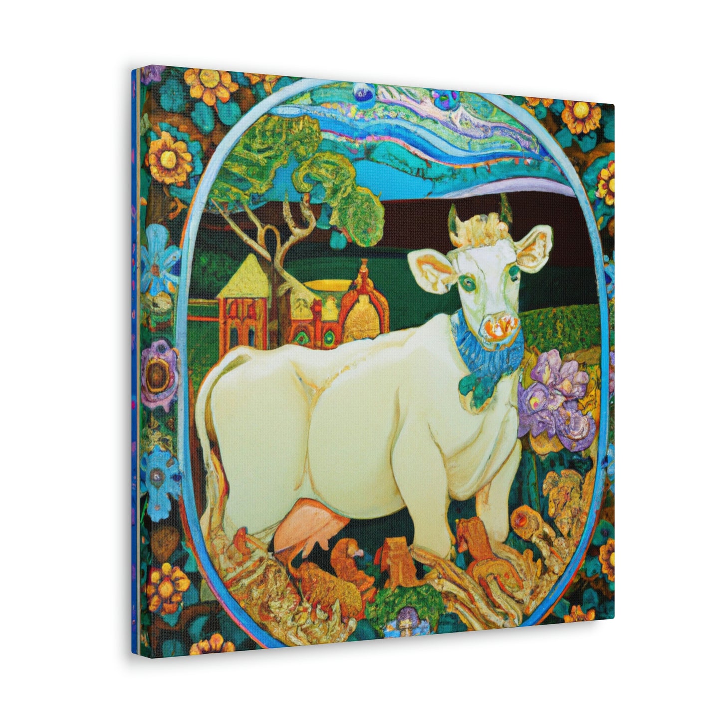 Calf in Art Nouveau - Canvas