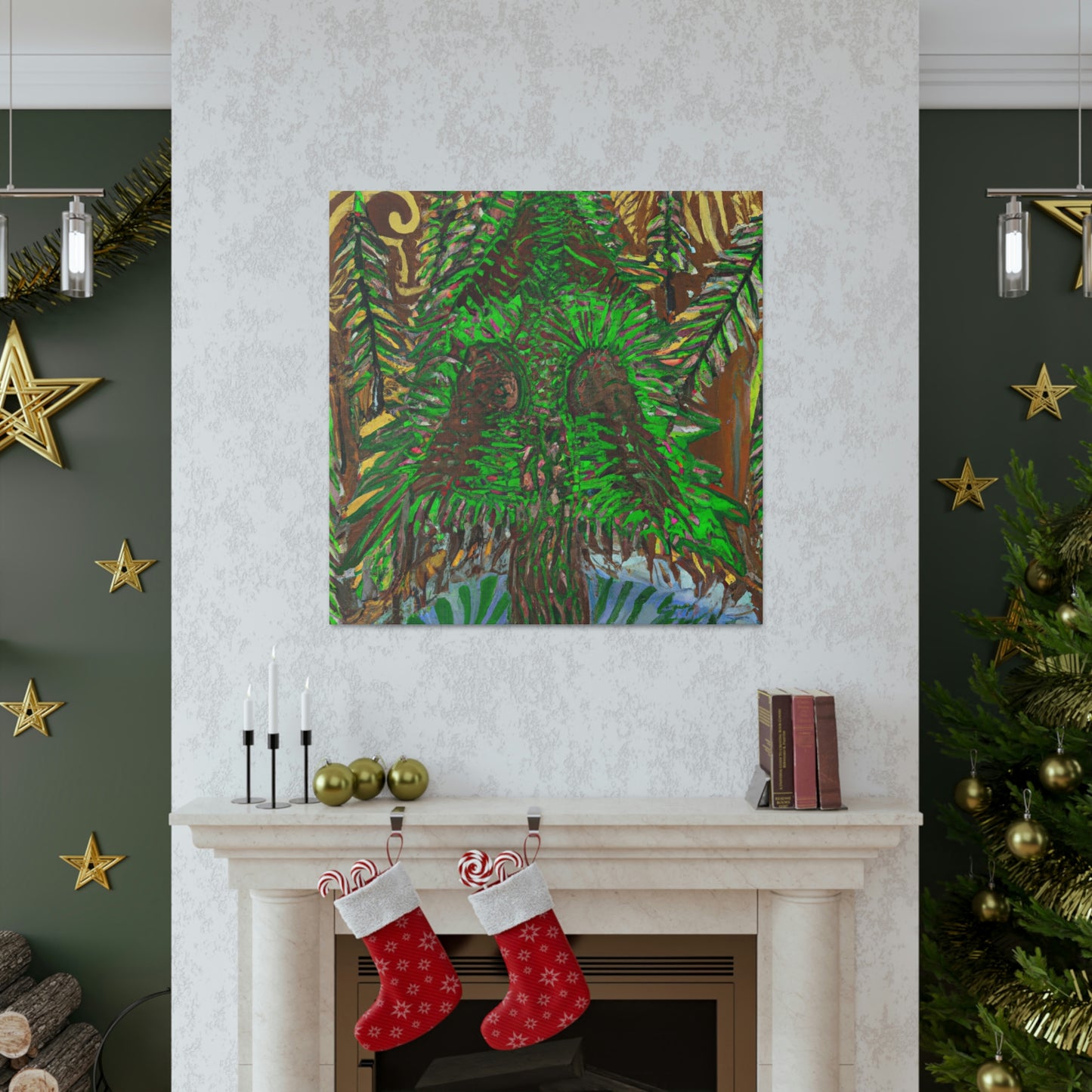 "Spruce Tree Reflection" - Canvas