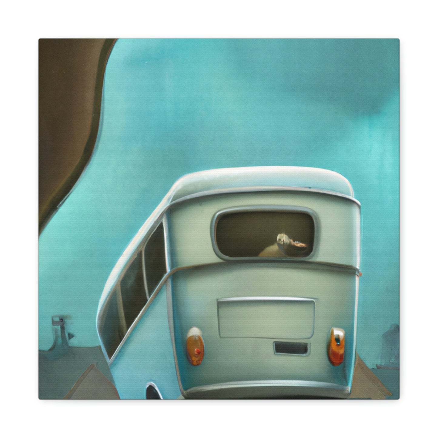 "Camper Van Onward Travel" - Canvas