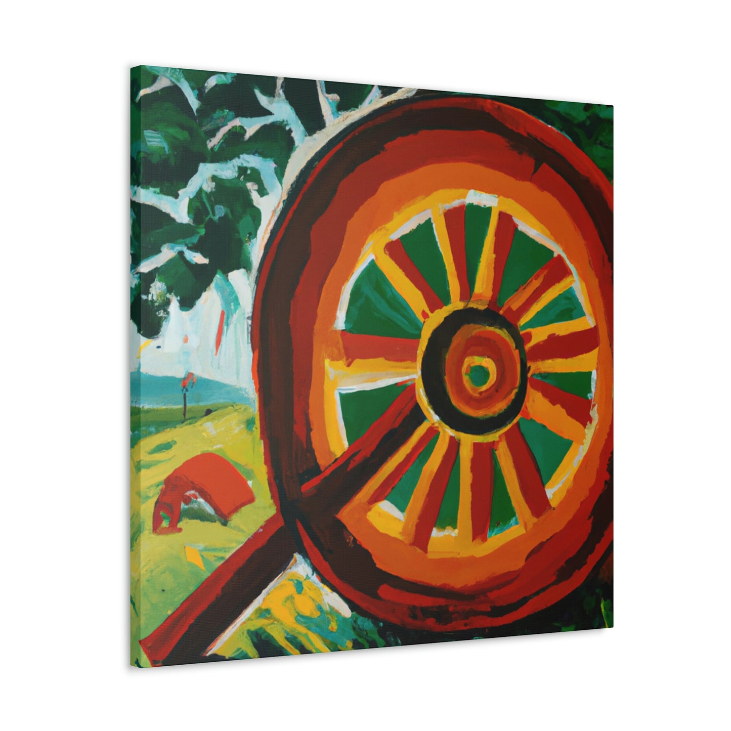 "Wheel of Times Past" - Canvas