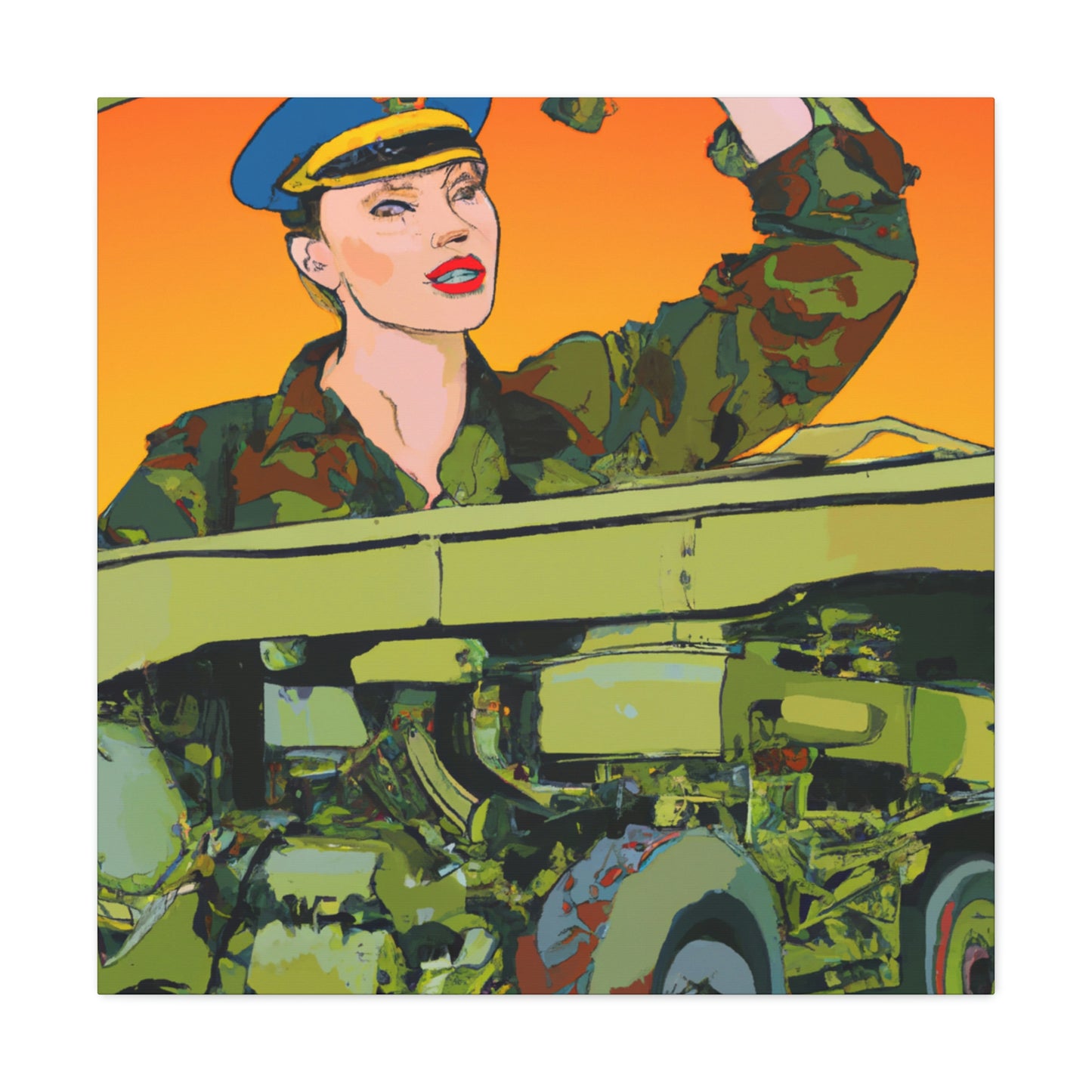 Mechanic in Pop Art - Canvas