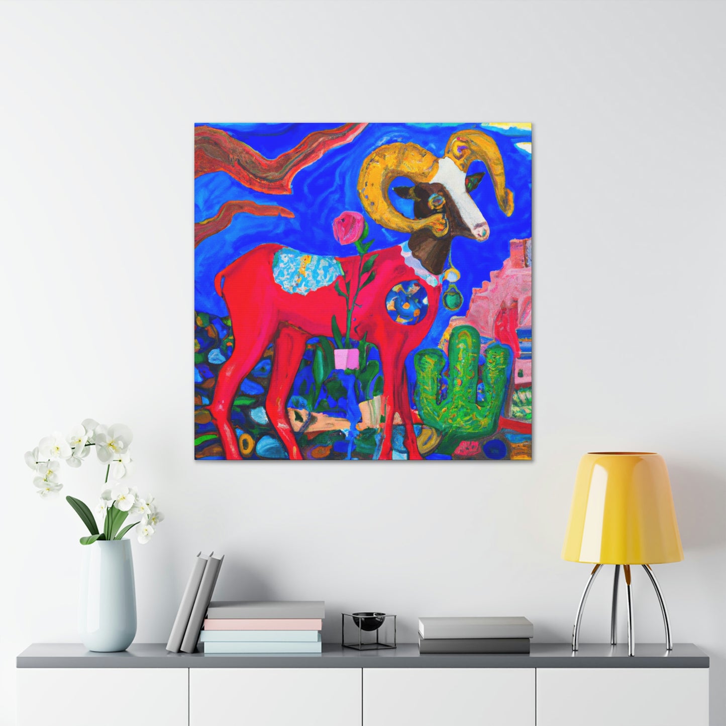 "Bighorn of the Wild" - Canvas