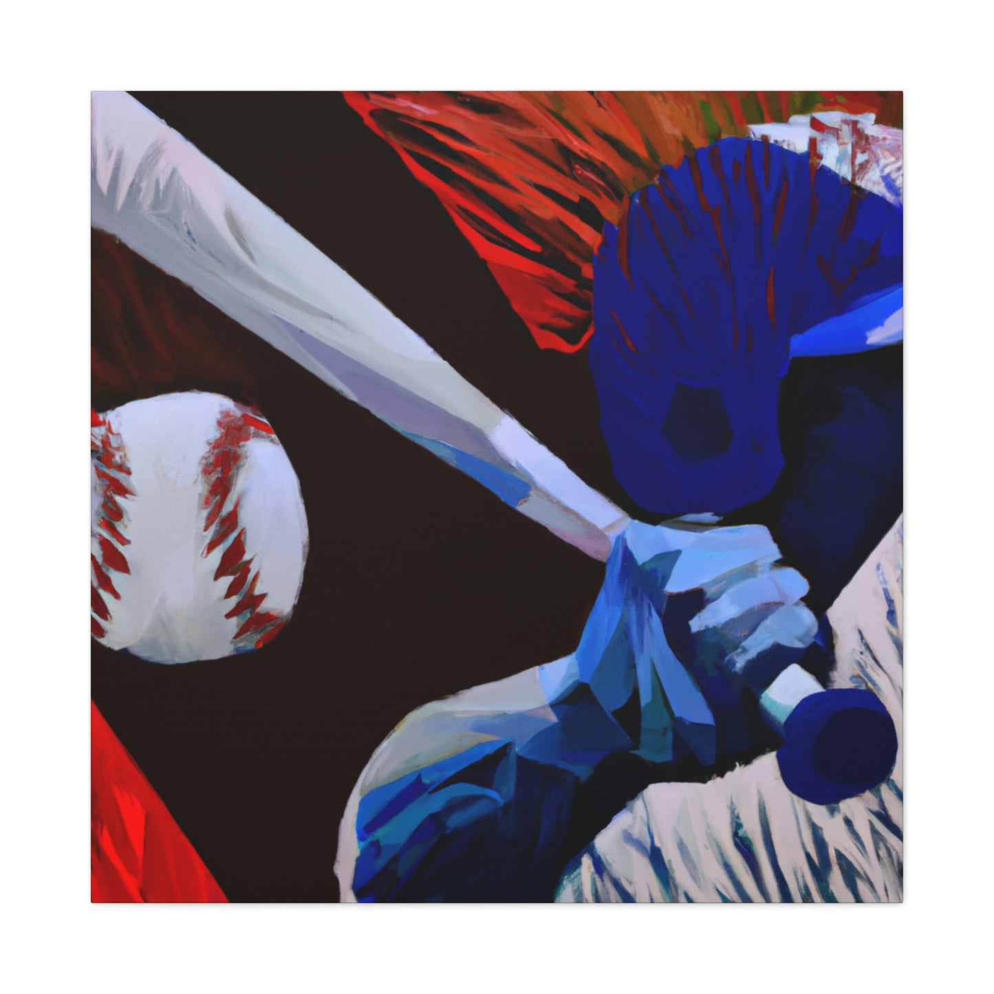 Baseball As Artwork - Canvas