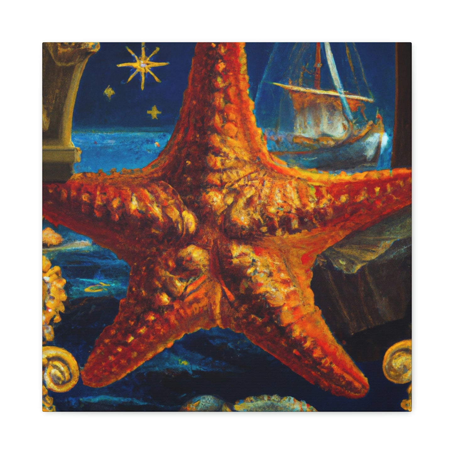 Nautical Starfish - Canvas - Canvas