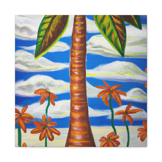 Palm Tree Surreality - Canvas