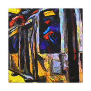 Subway Train - Primeval - Canvas