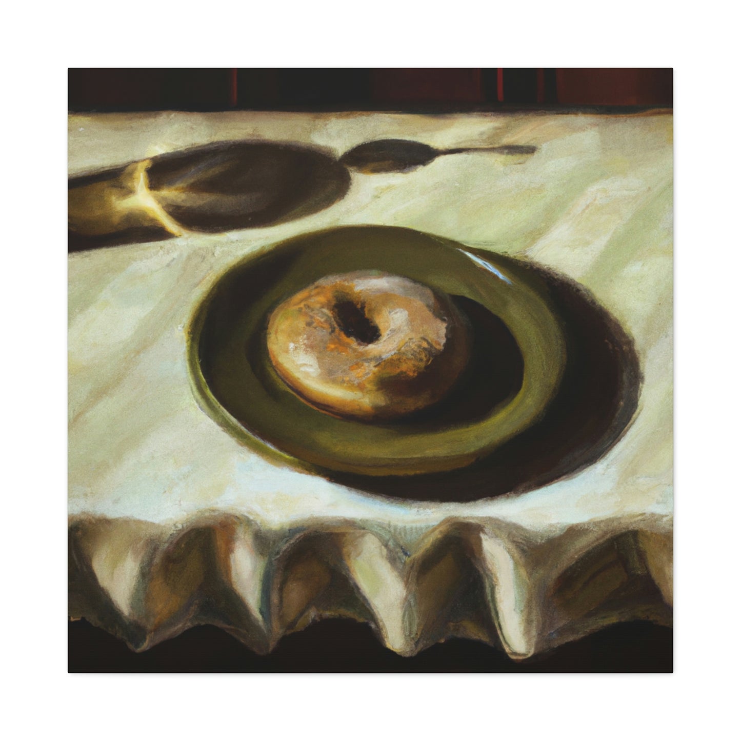 A Sweet Delightful Doughnut - Canvas