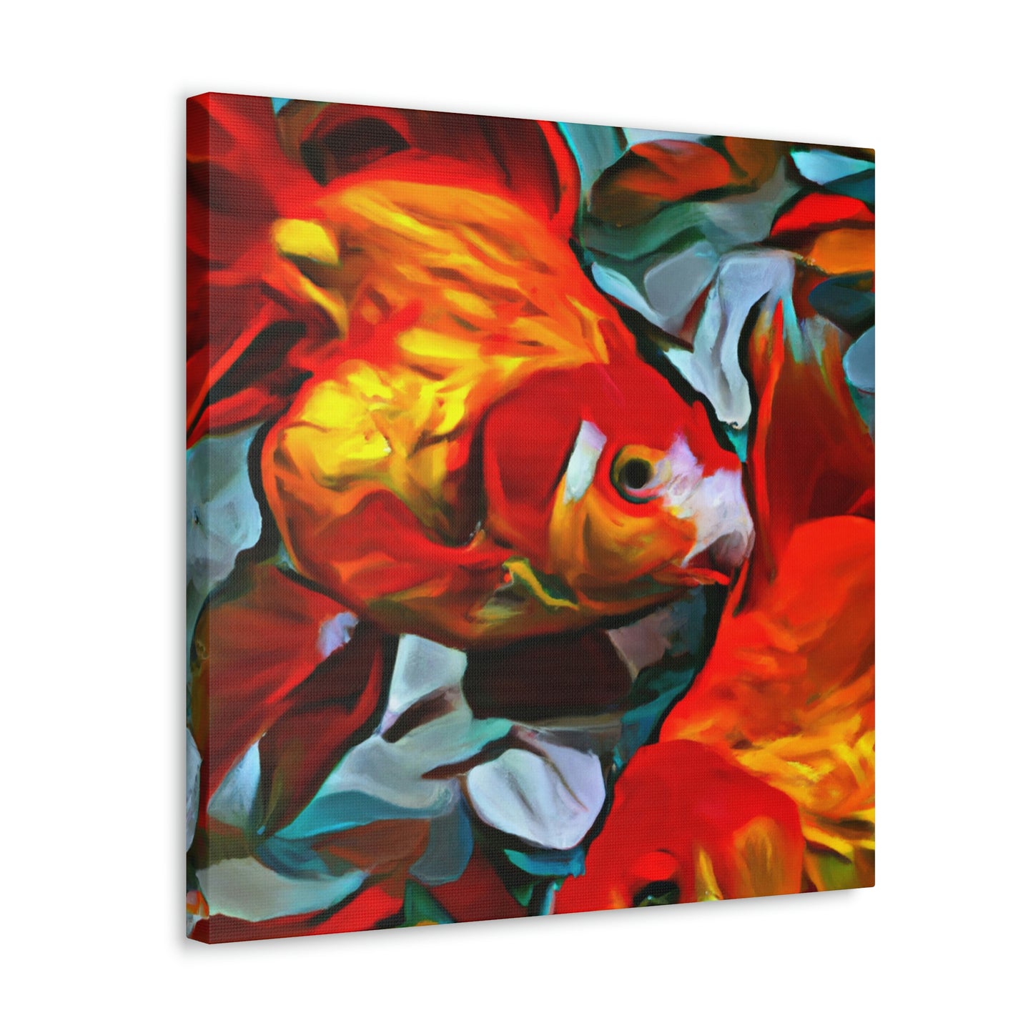 Golden Fish Dreaming - Canvas