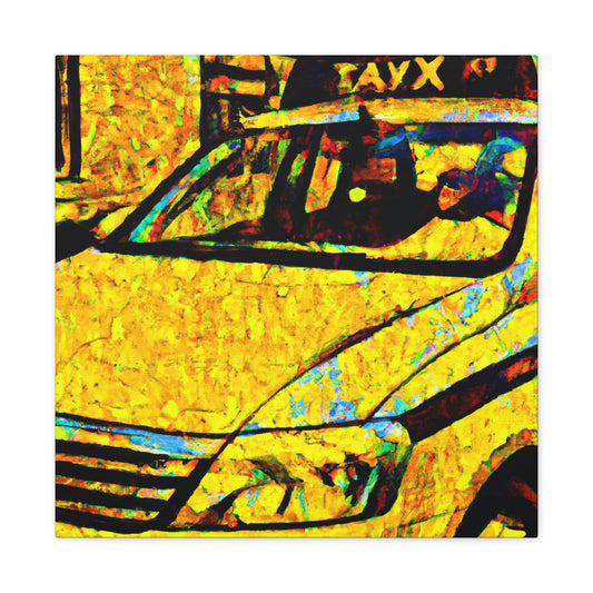 Urban Taxi Voyage - Canvas