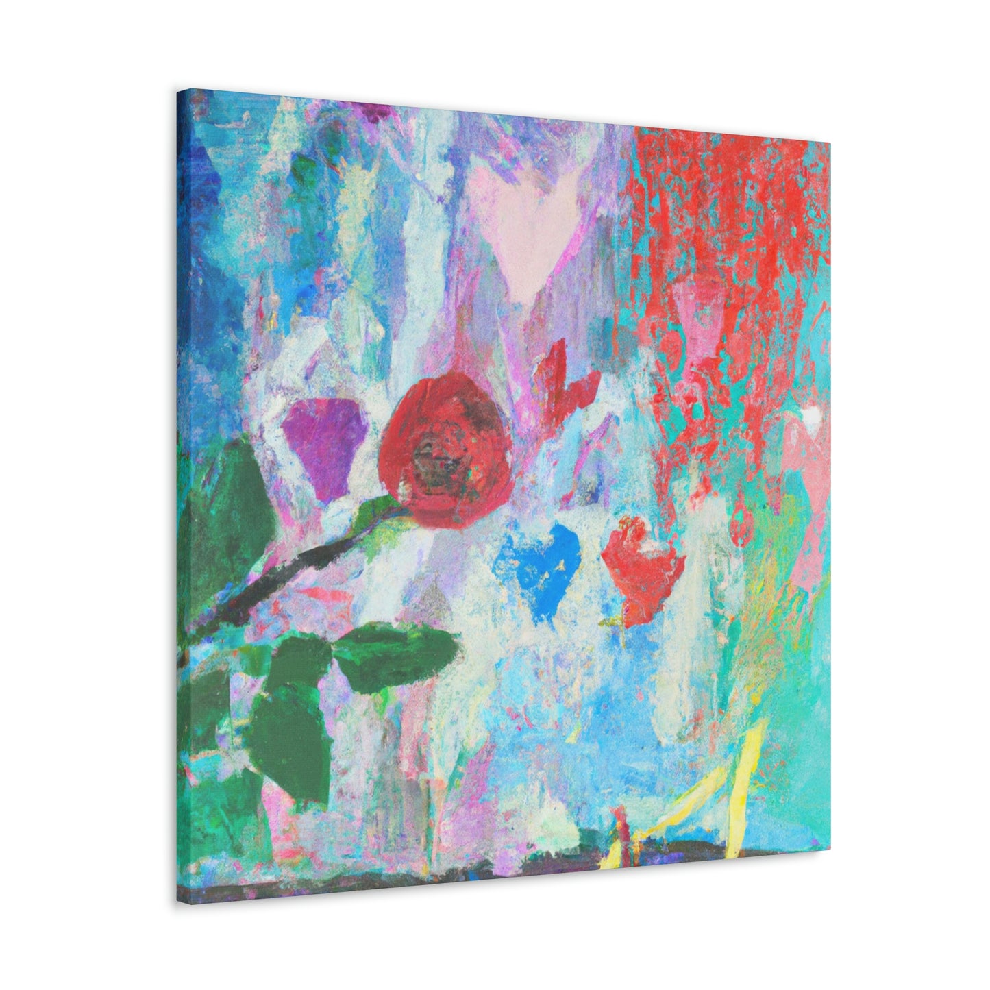 "Love Bouquet Abloom" - Canvas