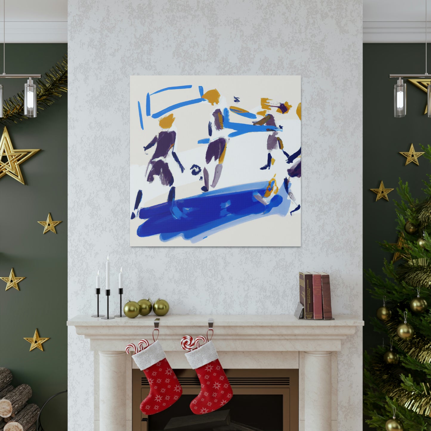 Soccer in Simplicity - Canvas