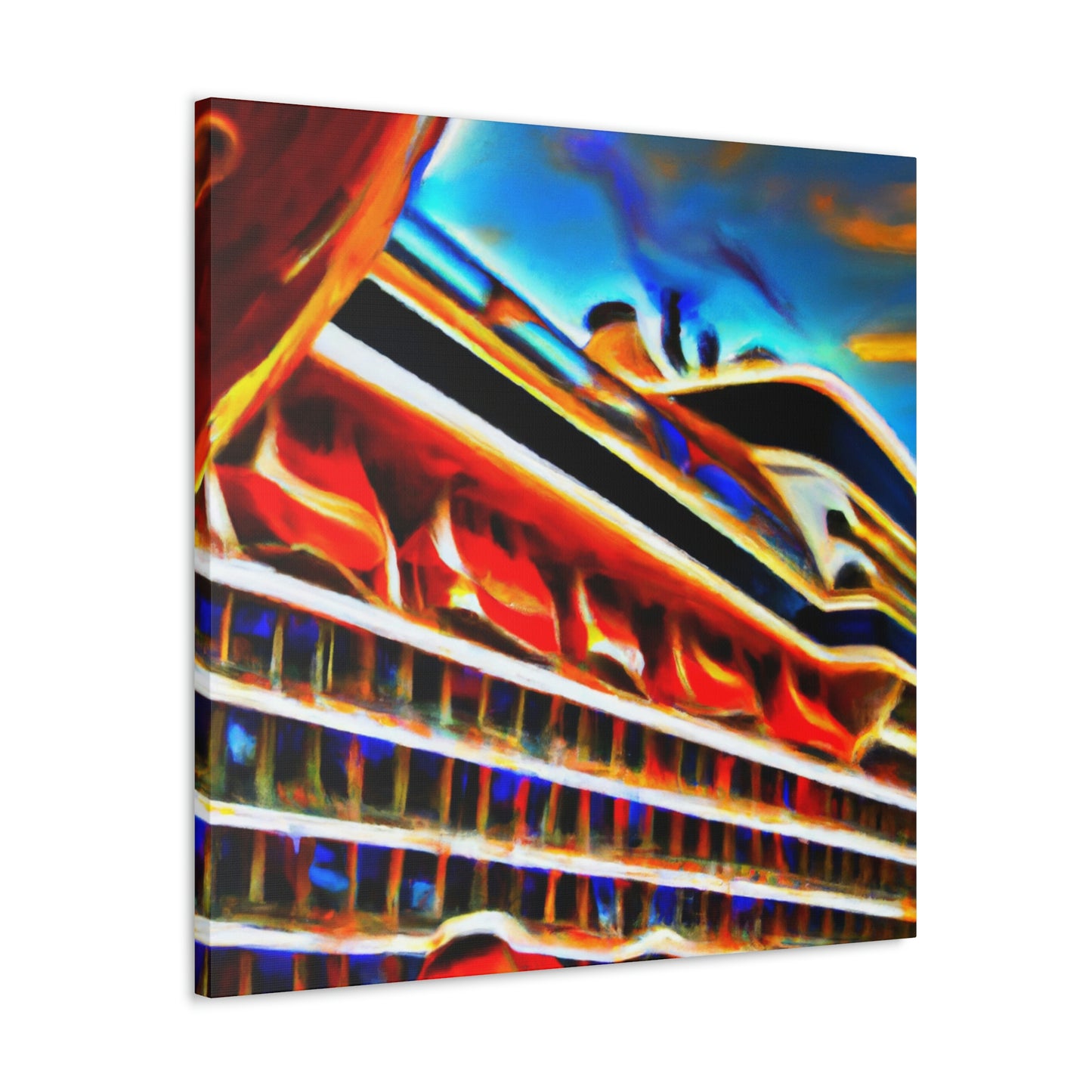 "Cruise Ship Haze Dream" - Canvas