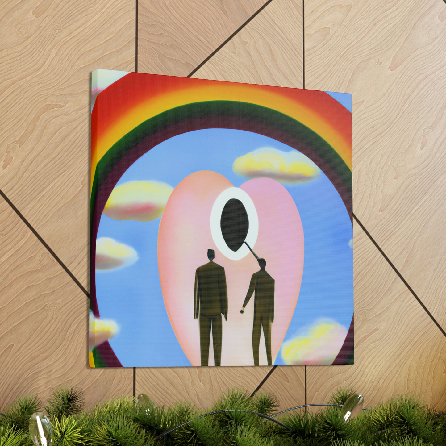 Love's Celestial Halo - Canvas