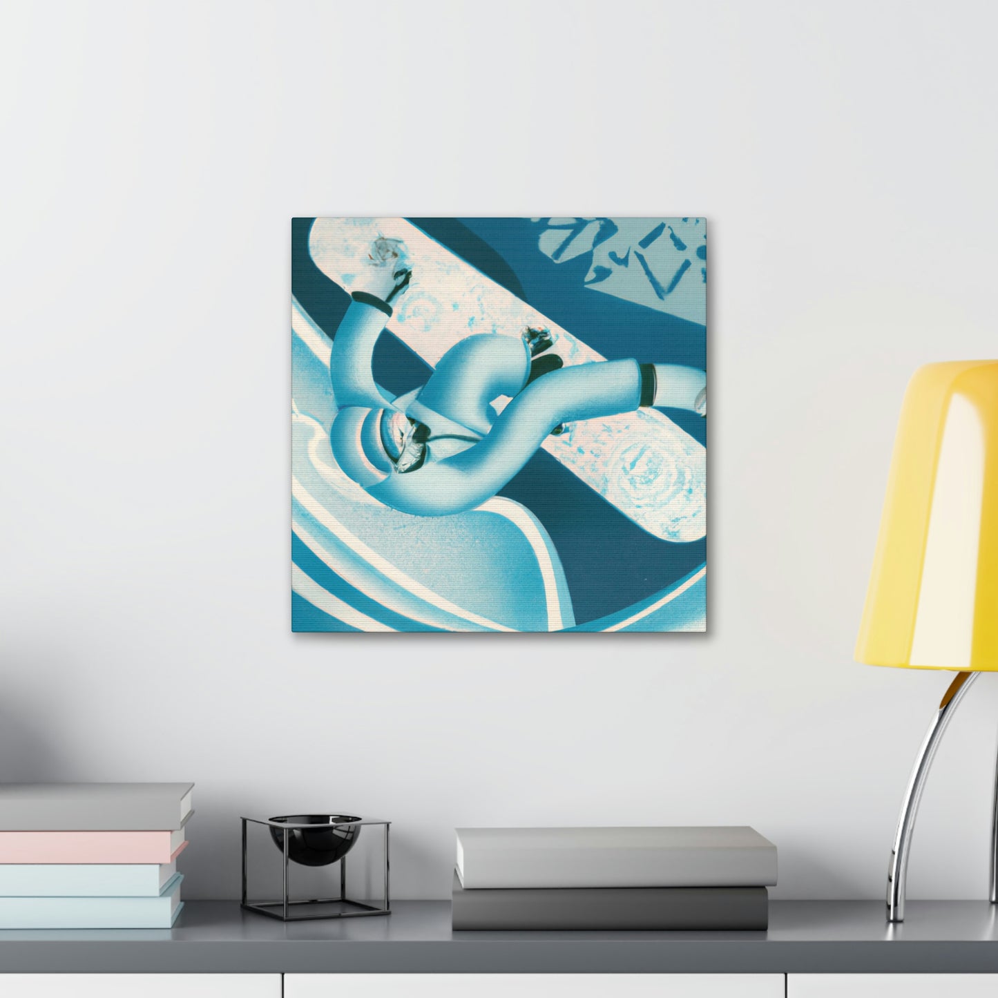 "Sliding the Art Deco" - Canvas