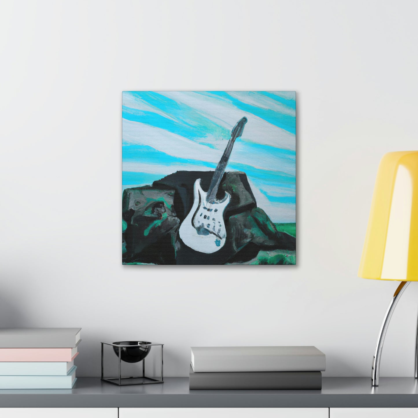 "Fender Abstract Expressionism" - Canvas