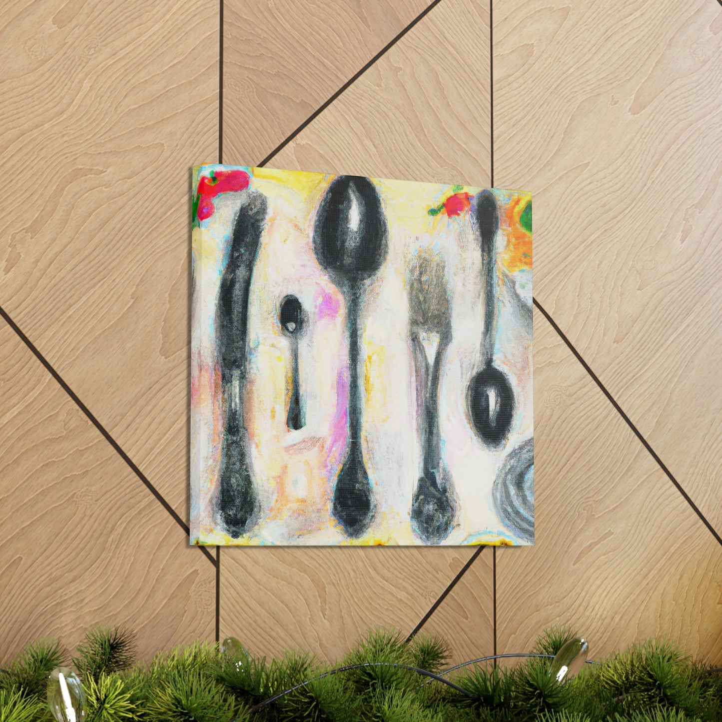 "Silverware in Expressionism" - Canvas