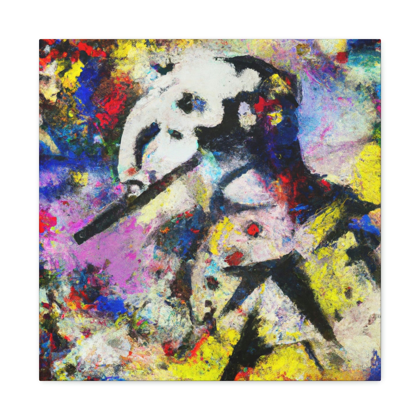 "Aviator in Flight Icon" - Canvas