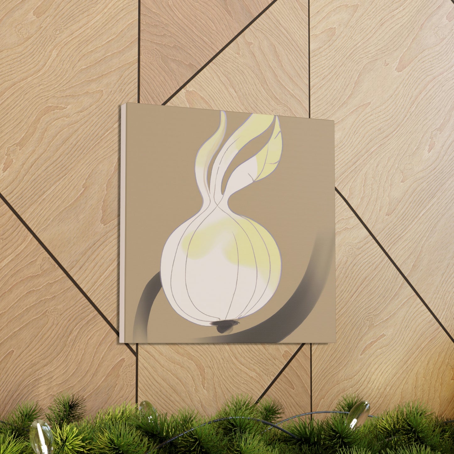 "Onion in Art Deco" - Canvas