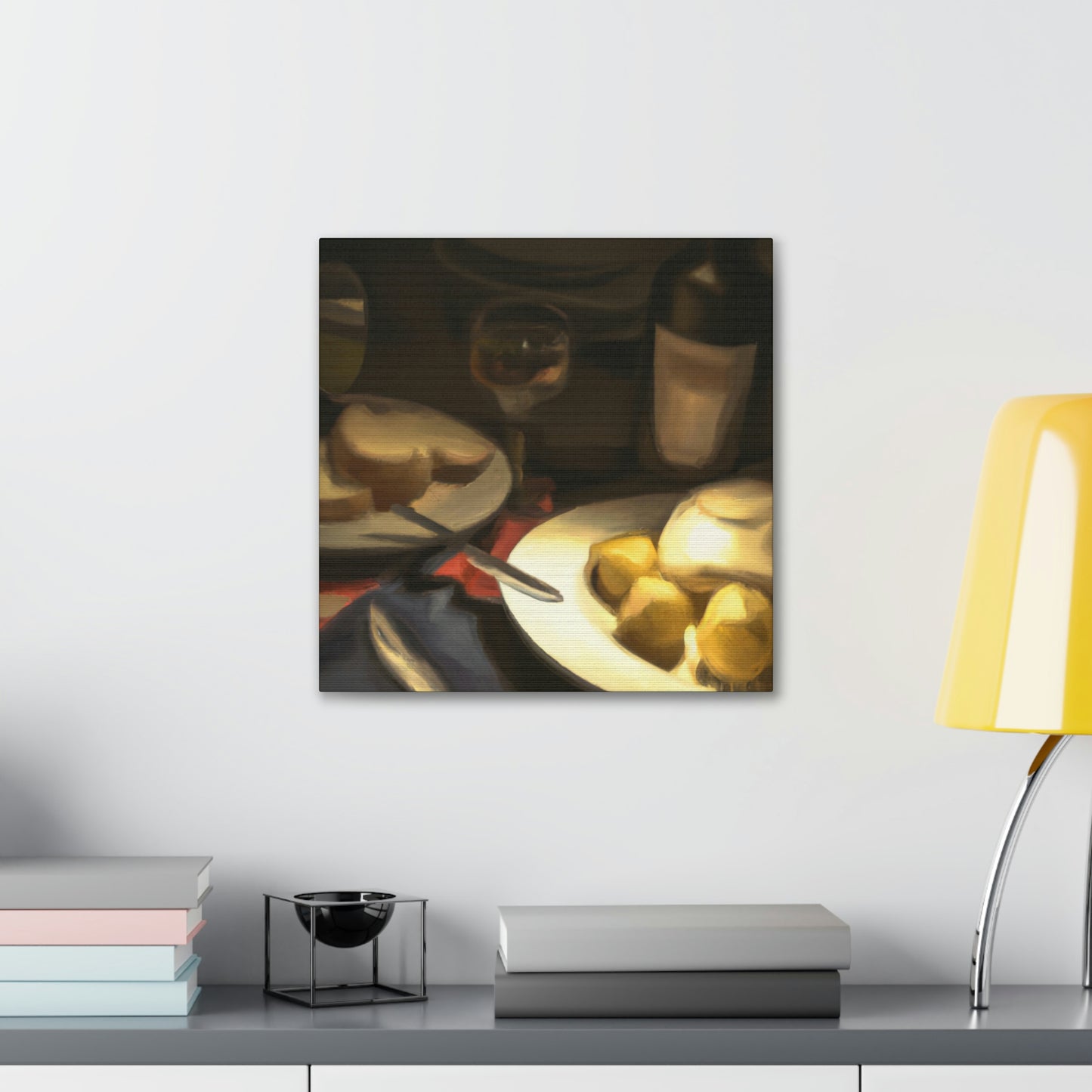 Dining Table Feast - Canvas