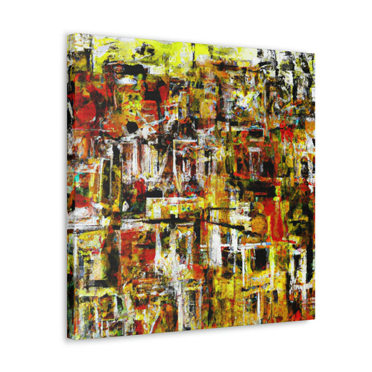 "Colonial Abstract Expressionism" - Canvas