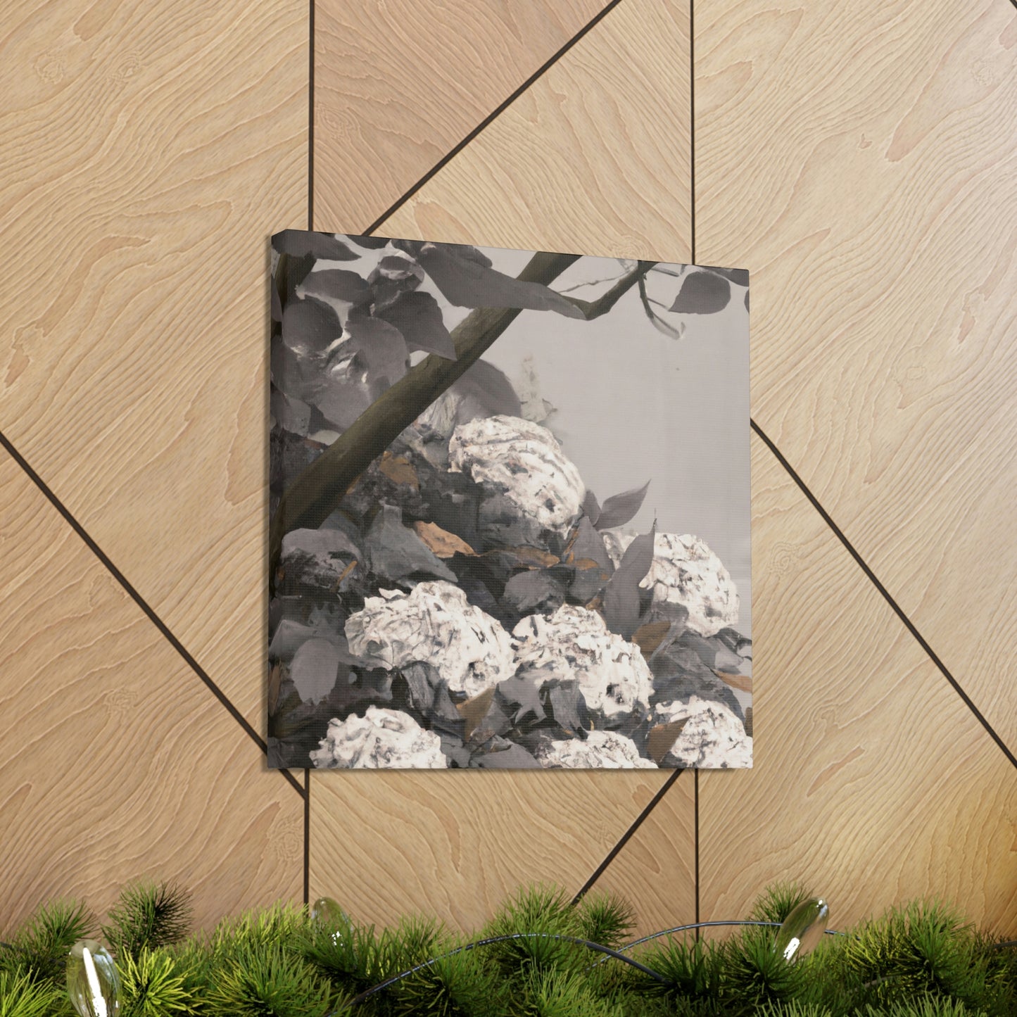 "Hydrangeas in Moonlight" - Canvas