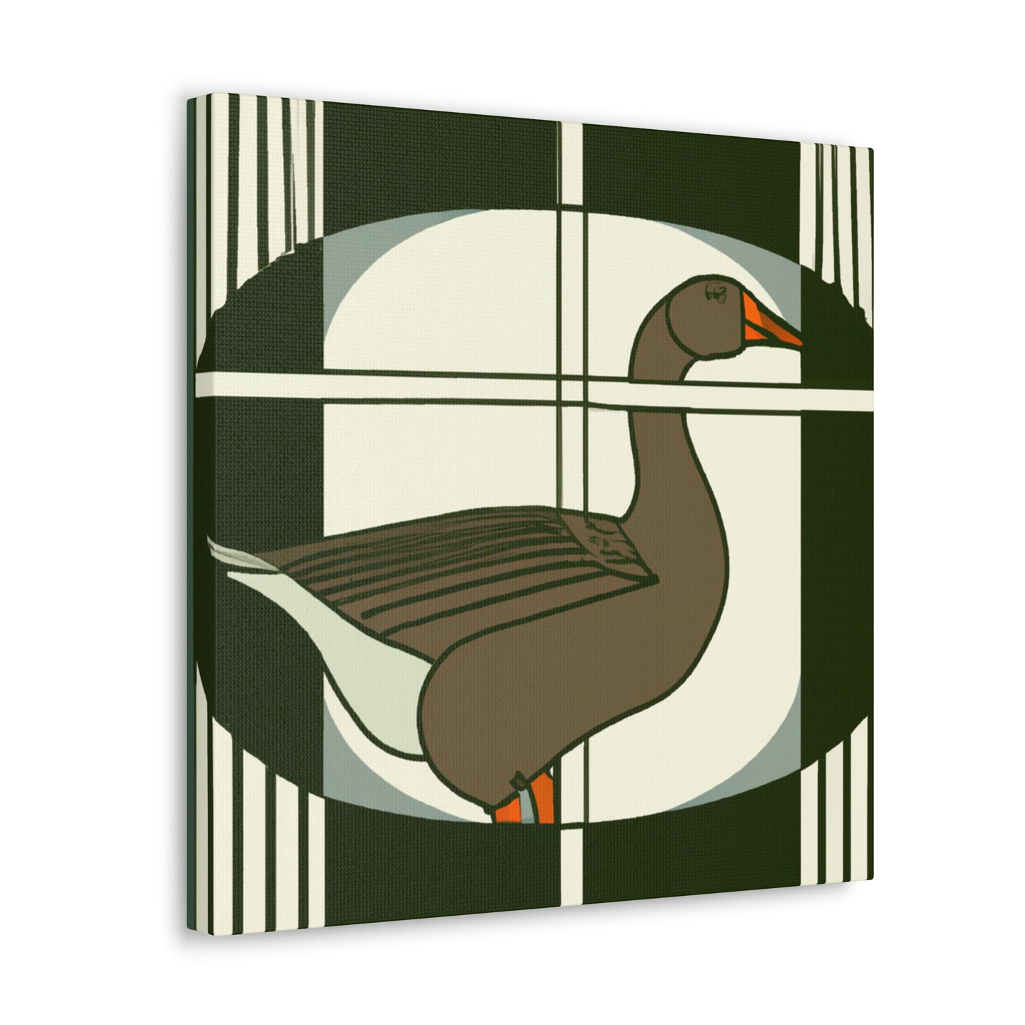 Goose in Deco Style - Canvas