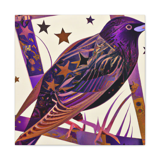 "Starling Art Deco Dream" - Canvas