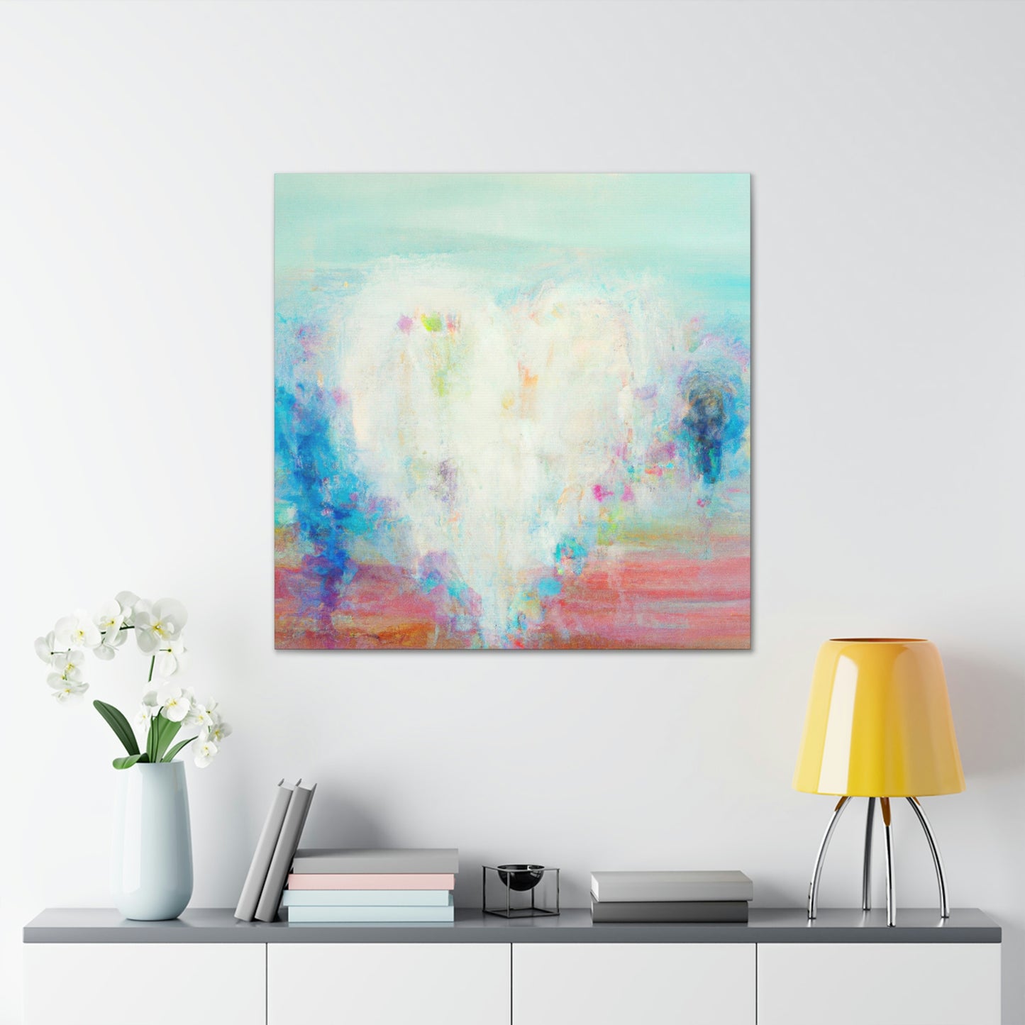 Love Beats Intensely - Canvas