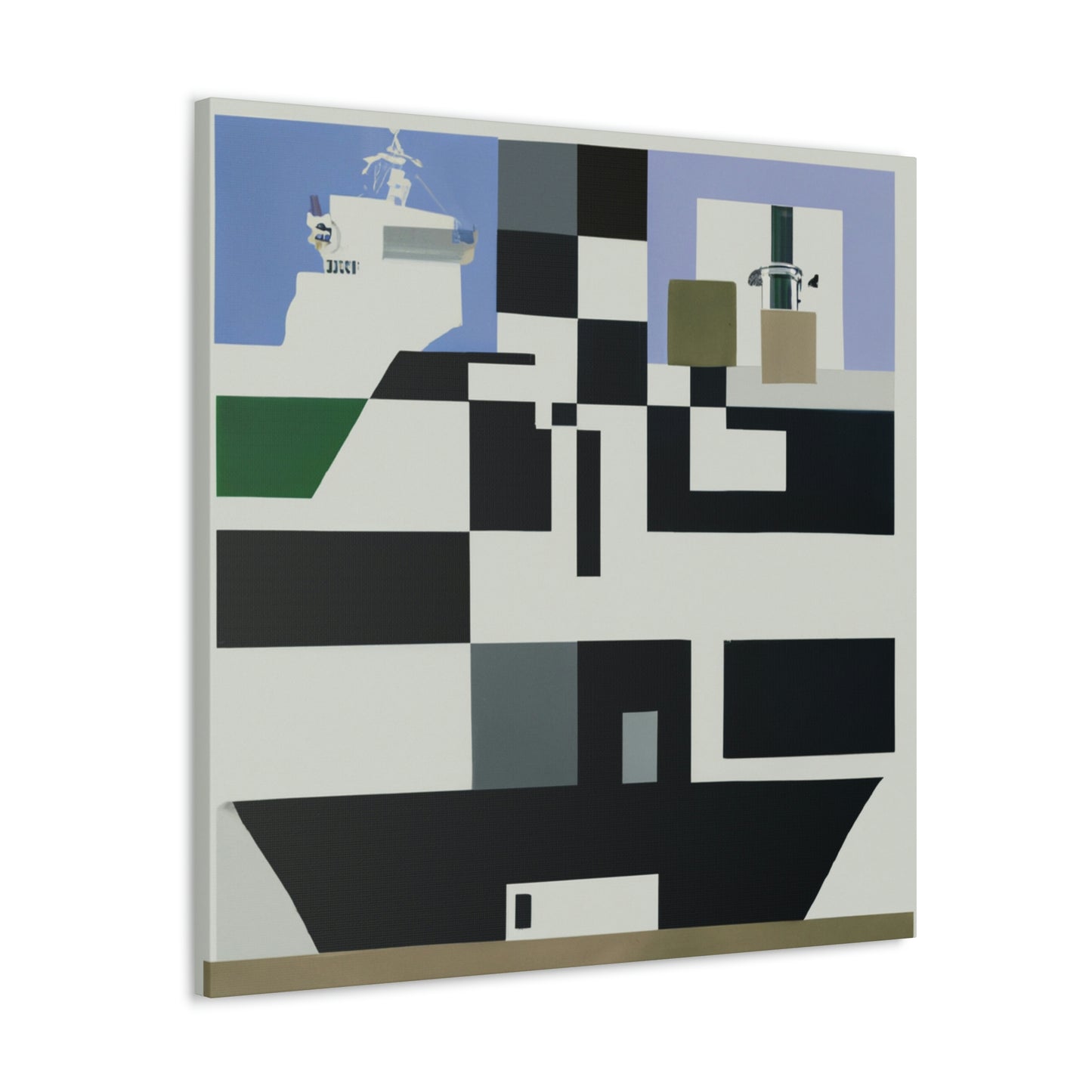 "Battleship in Surreality" - Canvas